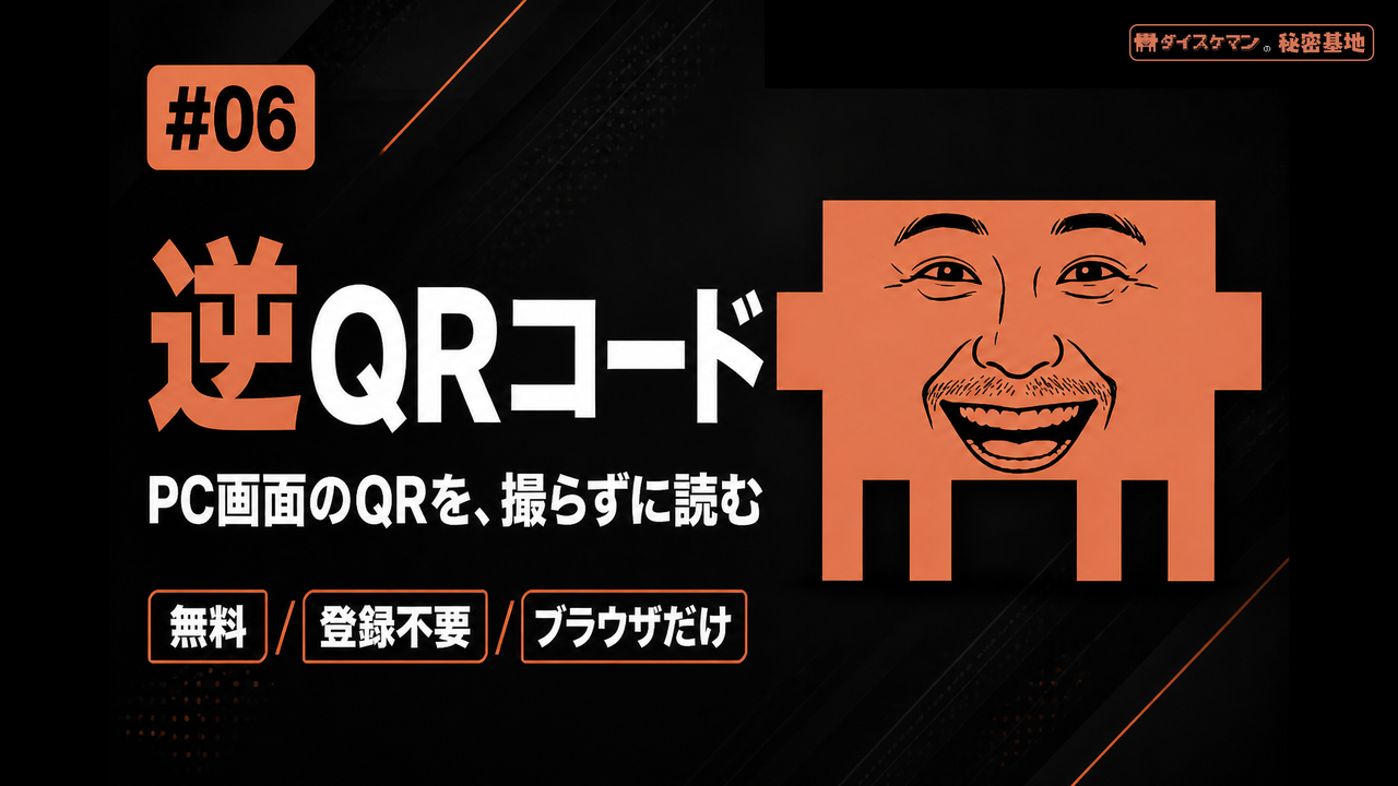逆QRコード